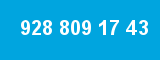 928 809 17 43